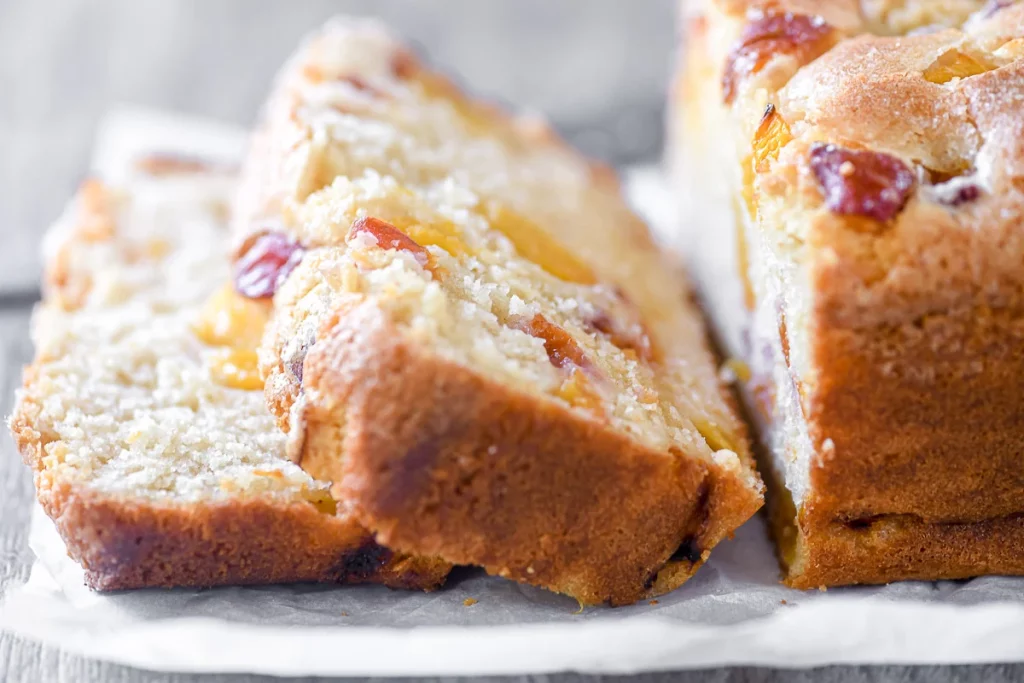 Peaches and cream cheese loaf _ Breakfast Bliss Unleashed